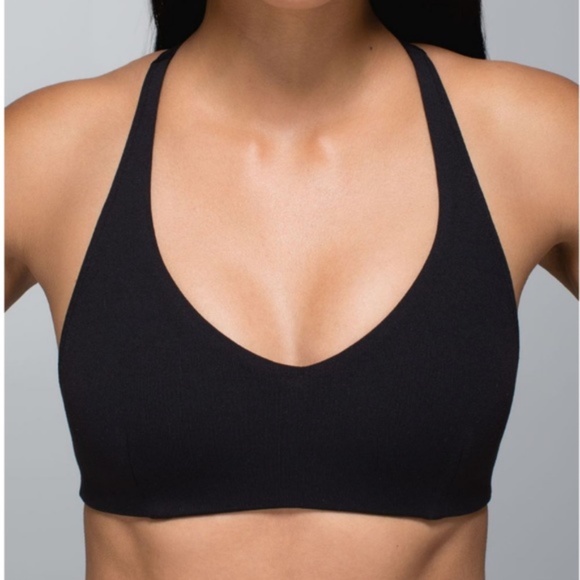 lululemon athletica Other - LULULEMON Arise Nulu Black V-Neck Sports Bra, Sz 2